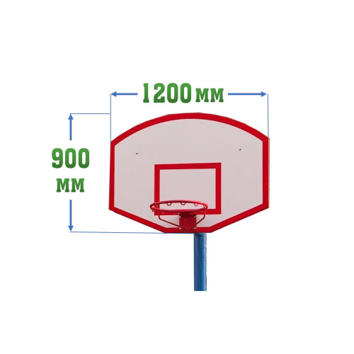 Щит стритбольный фанерный 1200х900 см