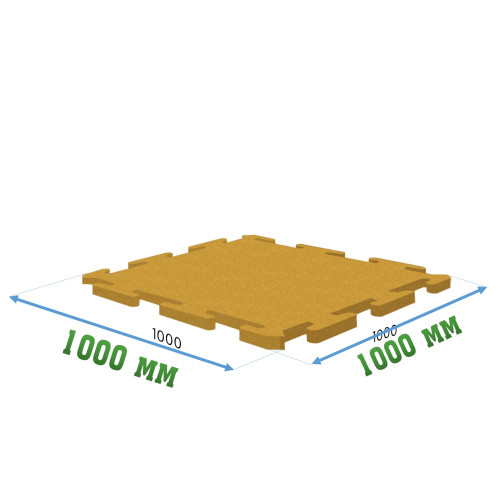 Покрытие 1000x1000x15мм, Puzzle, Pool