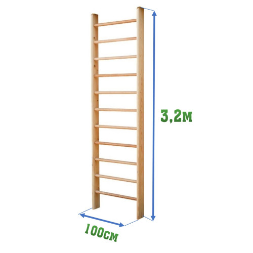 Стенка гимнастическая 3,2х1,0м 