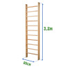 Стенка гимнастическая 3,2x0,8м (шведская)