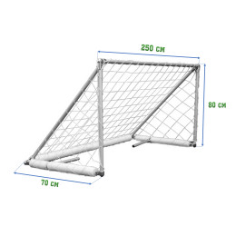 Ворота для водного поло 2500х800мм (пара)