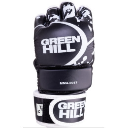 Перчатки для MMA Green Hill MMA-0057, к/з, черный