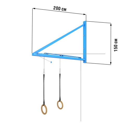 Подвеска/консоль для гимнастических колец (пристенная)