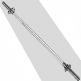 Гриф с гайками для штанги хромированный (d 25, RB-60T) 150см.