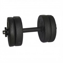 B31586 Гантельный набор разборный 2х5кг (пластик/цемент) 10кг